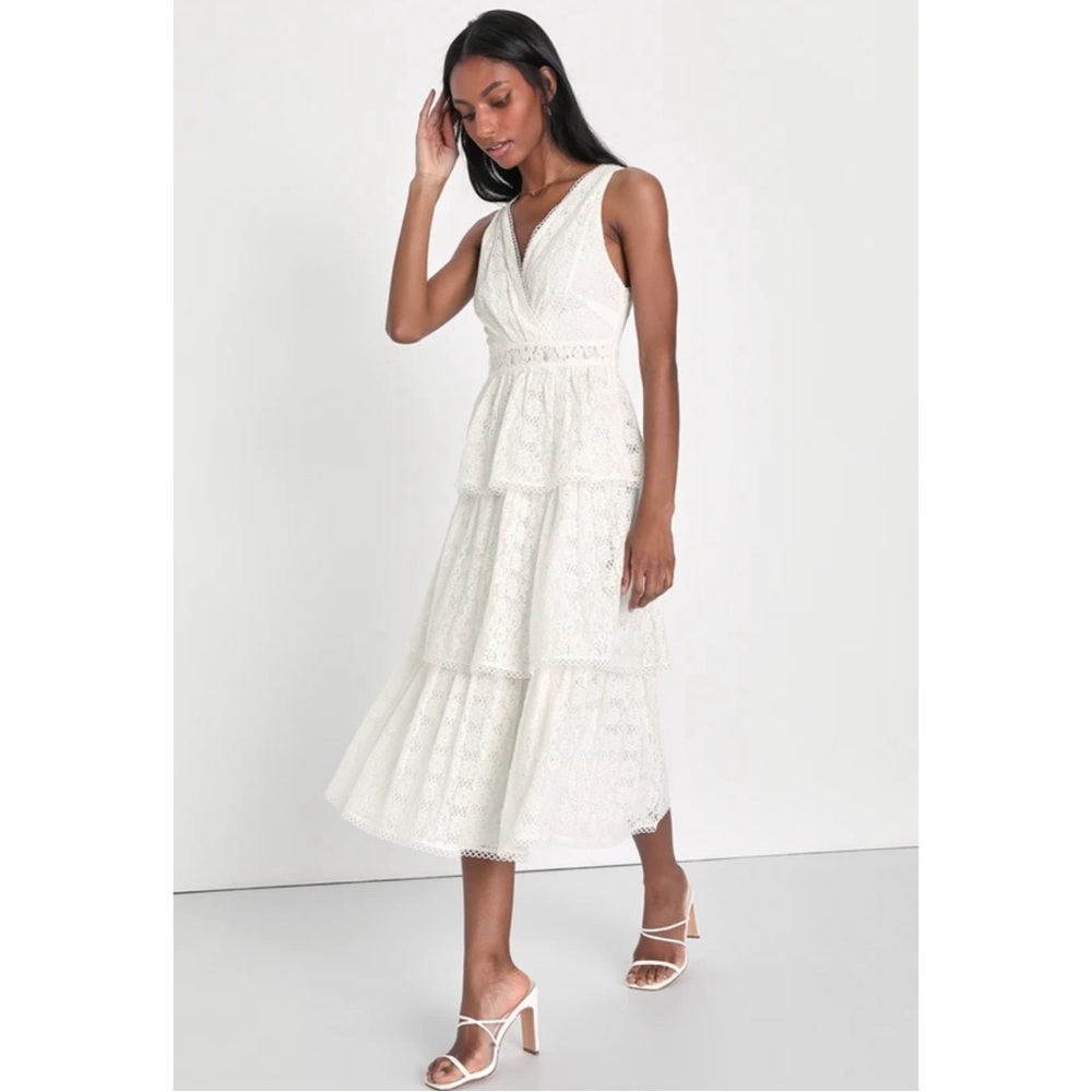 Tiered Lace Dress